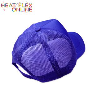 Sublimation Truck Cap 5 Panel Solid Blue