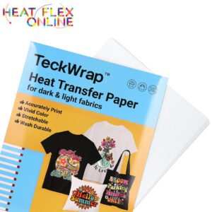 Teckwrap Inkjet Printable Heat Transfer Paper – 279x 432mm (x10)