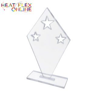 Kite Trophy – 245mm x 150mm with 8mm Base (8mm Clear Acrylic)